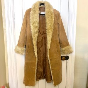 Beautiful long suede jacket